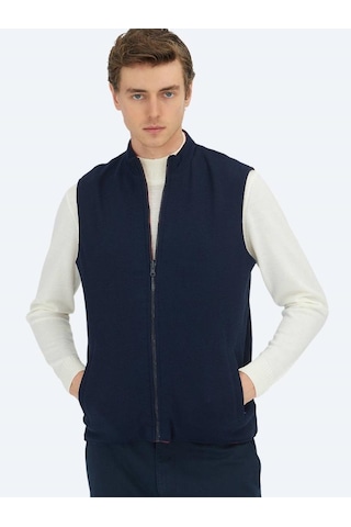 Kip Mak-5 Kırmızı Regular Fit Dik Yaka Casual Örme Çift Taraflı Spor Yelek