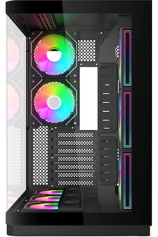 Hyper Rocket V335r Atx 8 Argb Fan Siyah Oyuncu Kasası