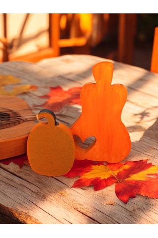 Naturel Görünümlü Aşık Balkabakları 2'li Dekor