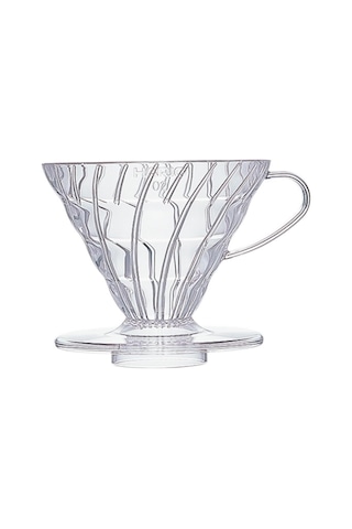 V60 01 Dripper Şeffaf Plastik