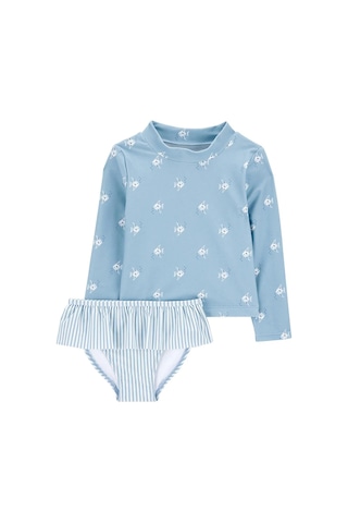 Carter's Kız Bebek Güneş Koruyucu Mayo Set Mavi
