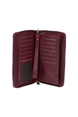 Bilik Deri Bordo Unisex Portföy & Clutch Çanta Ar P-706-cr Acı Kahverengi