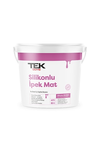 Tek Silikonlu İpek Mat Silinebilir İç Cephe Boyası 2,5 Lt 2,5 Lt