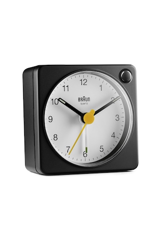 Braun Bc02xbw Siyah-beyaz Klasik Seyahat Analaog Alarmlı Masa Saati Brn.bc02xbw
