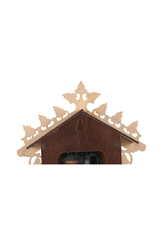 Lemestar Ahşap Dekoratif Duvar Saati - Stil 2, Güzellikli Kuş Desenli, Ev Dekorasyonu İçin Zaman Gösterici Cml-002 Renkli