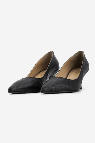 Valmenti Kadın Hakiki Deri Siyah Yılan Desen Stiletto 1168 8153 Bn Ayk Sk25-26 Sıyah Yln Bsk