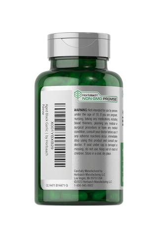 Aged Black Garlic 1500 Mg 60 Capsules