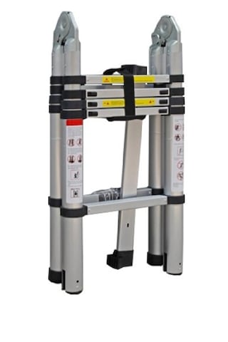 Cardilife 160 Cm+160cm 5+5 Basamaklı A Tipi Açılır Tip Alüminyum Teleskopik Merdiven 5+5