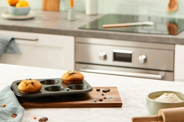 6'lı Muffin Kek Kalıbı Tarif Edildiği Gibi