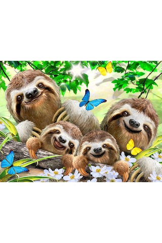 Prime 3d Tembel Hayvan Pelüş Ve Selfie 48 Parça Puzzle 15804