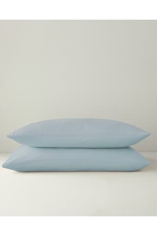 English Home Novella Premium Pamuk Dokulu 2'li Yastık Kılıfı 50x70 Cm Açık Mavi Açık Mavi