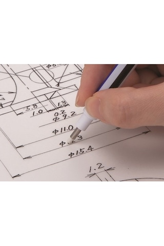 Tombow Mono Zero Yuvarlak Uçlu Kalem Silgi 2.3Mm Çizgili