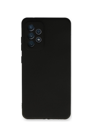 Samsung Galaxy Uyumlu A73 5g Kılıf Siyah Renk First Yumuşak Esnek Silikon Kapak Siyah