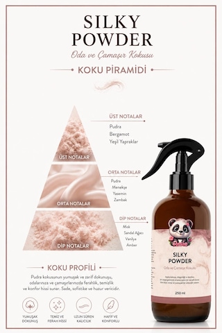 Rosie 3 Adet Silky Powder Oda Ve Çamaşır Spreyi 250 Ml Fresh