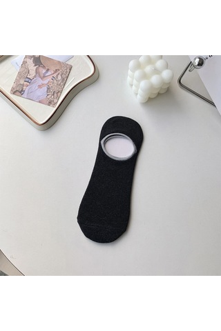 Dachuang Erkekler Yaz İnce Tekne Çorapları Kalıcı Olmayan Tekne Çorapları İlkbahar Yaz Giyim İçin Görünmez Kısa Çoraplar Black