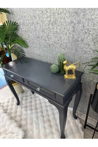 Ahşap Lükens Dresuar Antresit Antrasit