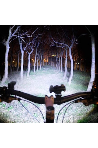 Xindoker Bisiklet Ön Lamba, Xml T6 Led, 4 Mod, Zoom Özelliği, Şarj Edilebilir, Ipx6 Su Geçirmez, Kask Ve Direksiyon Uyumlu, Kırmızı Kırmızı