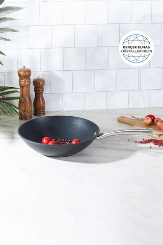 Karaca  Biodiamond Pro İndüksiyon Tabanlı Wok Tava 28 Cm