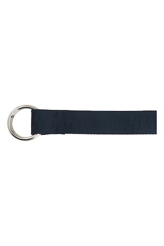 Slam Slam Logo Belt Unisex Mavi Kemer W13 Lacivert