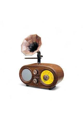 Rt-746 Nostaljik Gramafon Tasarım Radyo,trend Nostalji Radyo Bluetooth Özellikli