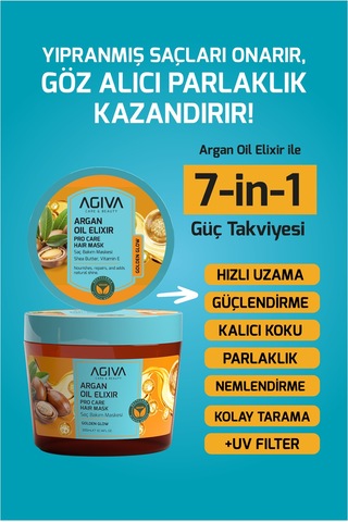 Argan Yağlı Saç Bakım Maskesi-300ml