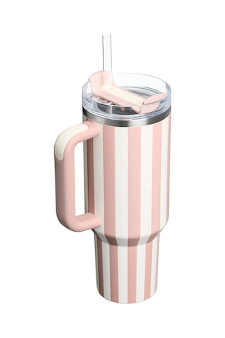The Quencher H2.0 Flowstate Tumbler Pipetli Termos Peach Whip Cabana Gloss 1.18 Litre Pembe