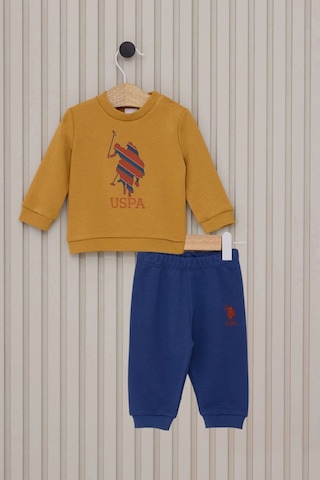 U.S. Polo Assn. Erkek Bebek 2lı Takım - Hardal HARDAL