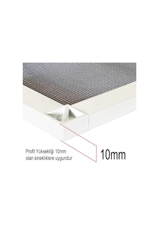 Pencere Sineklik Montaj Aparatı (5 Takım 4 lü Set)+Vida (10x20 Profillere Uygundur)
