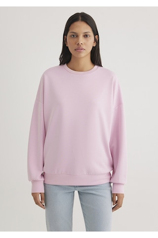 Mavi - Bisiklet Yaka Pembe Sweatshirt 168837-71117 Pembe