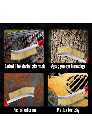 Izgara Çelik Demir Bakır Pas Temizleme Hobi Tel Fırça