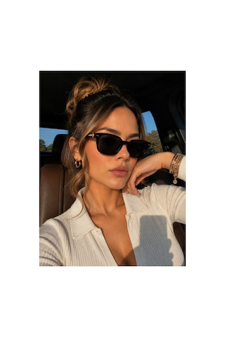 Siyah Camlı Siyah Çerçeveli Unisex Güneş Gözlüğü Ae981c1 Siyah