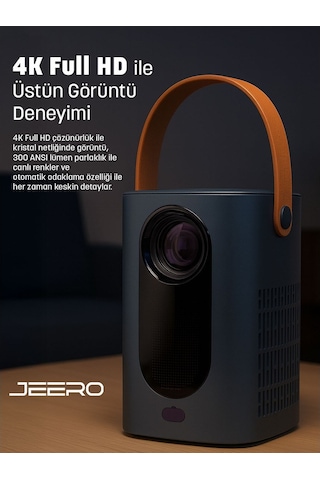 Jeero Hy6 Ev Sinema Projeksiyon Cihazı Ayak -türkçe Menü