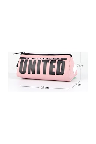 United Colors Of Benetton Kalem Çantası Tek Bölmeli Pembe Kalemlik