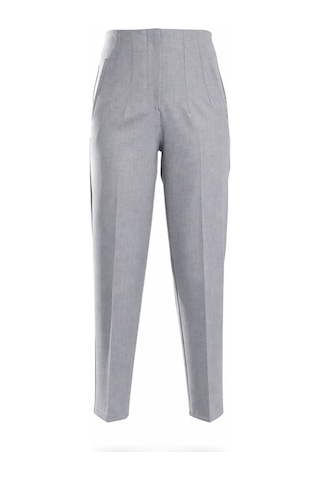 5in1Canpolat Gri Melanj Flatolu Pantolon 5113