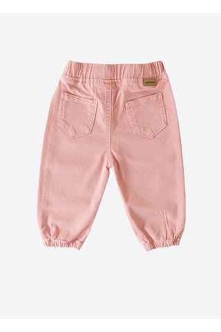 Kitikate Organik Gabardin Bebek Pantolon Pembe Pembe