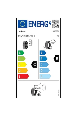 Laufenn 195/65 R15 91T G Fit Eq+ Lk41 Yaz Lastiği 2025