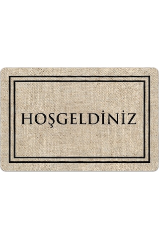 Evaşk Kapı Önü Paspası Vinil Kaymaz Tabanlı 45 X 70 Evaşkdm12066