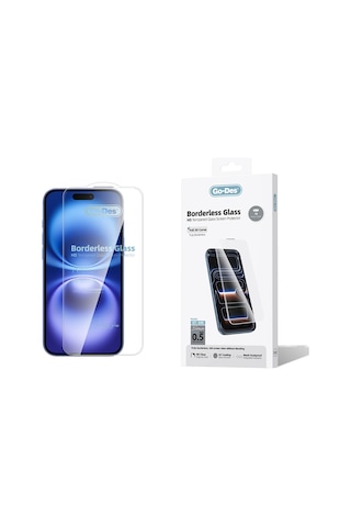 İphone 16 Uyumlu Go Des Borderless Temperli Cam Ekran Koruyucu Şeffaf İphone 16 Uyumlu Go Des Borderless Temperli Cam Ekran Koruyucu Şeffaf