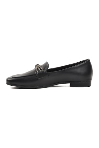 Ayakmod 514509 Siyah Kadın Loafer Ayakkabı 001