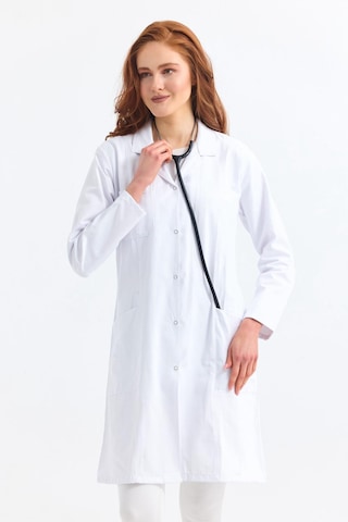 Prof Nova Kadın Doktor Önlüğü Beyaz