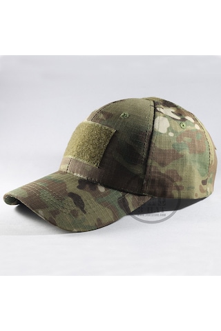Alfa Multicam Kamuflaj Peçli Şapka Siyah Alfa Multicam Kamuflaj Peçli Şapka Siyah