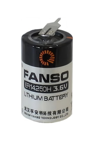 Fanso ER14250H 3.6V 2 Pin 1/2AA Kısa Lityum Pil