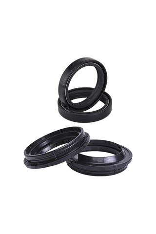 Ganzhoushop Yağ X X Ve Toz Suntek Siyah Ön Mv Mm Kiti Keçesi Keçesi Için F4 Çatal Agusta 63 50 11 İx Siyah