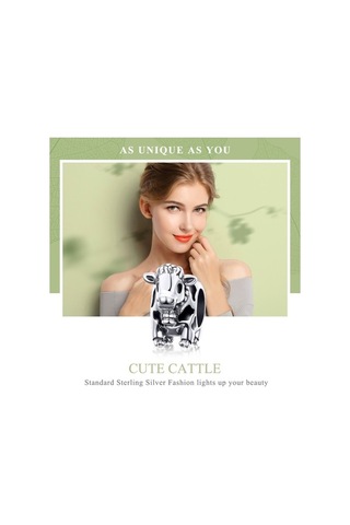 Fastbuy 925 Ayar Altın İnek Boncuklu Süs Boncuk, Renkli, Scc1049 Uygun Çok Renkli