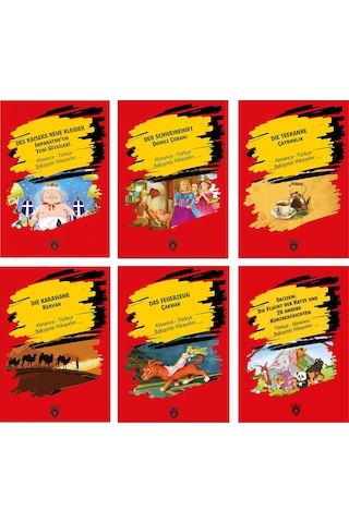 Almanca-Türkçe Bakışımlı Hikaye Seti 6 Kitap