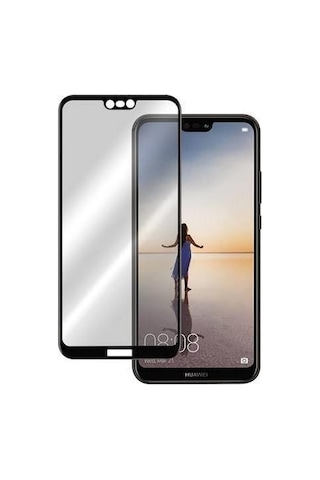 Nano Teknoloji Cam Huawei Y5 2019 Siyah Kırılmaz Cam Ekran Koruma