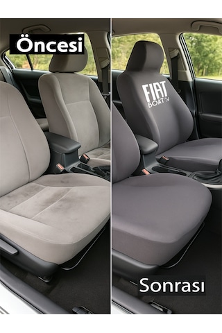 Aracinizin İcini Yenileyen Fiat Linea İle Uyumlu Oto Koltuk Kilifi İle Her Detay Ozel Gri