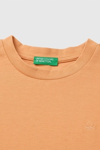 United Colors Of Benetton Erkek Çocuk Kırmızı Mix Arkası Baskı Detaylı Bisiklet Yaka T-shirt 6-14 Yaş -2857 Çok Renkli