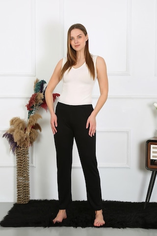 Akbeniz Kadın Pamuk Penye Tek Alt Pijama Siyah 27514-siyah Siyah