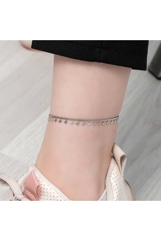 Blackcraft 925 Ayar Gümüş Kelebek Halhal Bc-bf2b63 Renkli